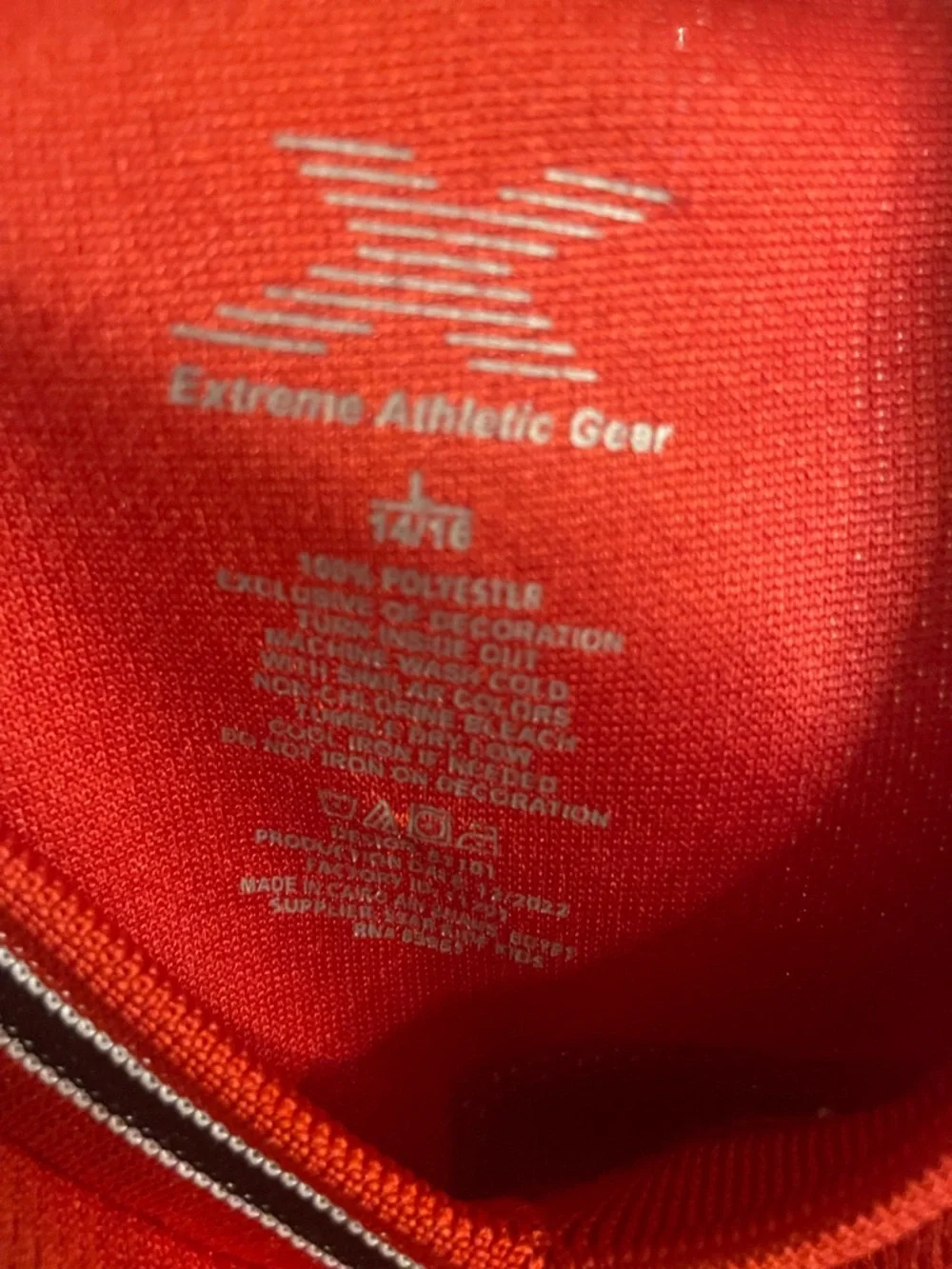 Vintage Michael Jordan Chicago Bulls Jersey Youth L 14/16 Red Extreme Athletic